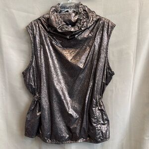 Fabletics Liora Vest black/rose gold size Xl